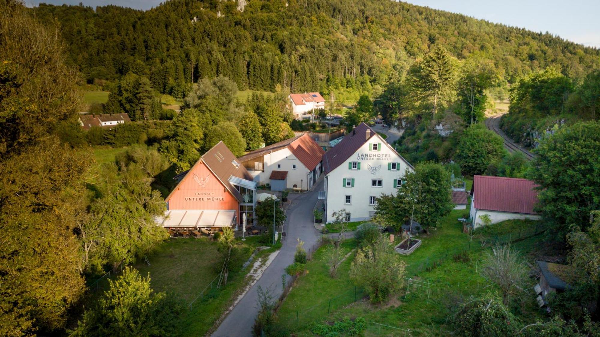 Landhotel Untere Muehle Strassberg Экстерьер фото